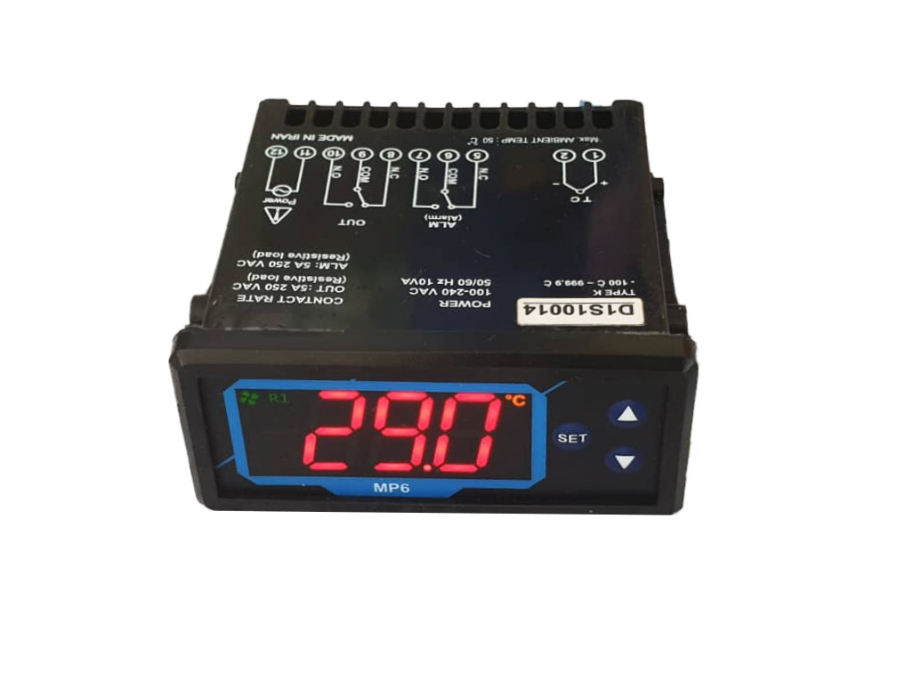 ترموستات دیجیتال MP6-FKRA1 توس از نمای بالا