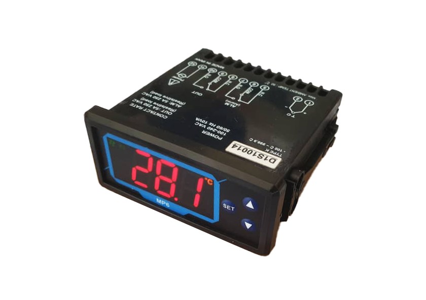 ترموستات دیجیتال MP6-FKRA1 توس از نمای سه رخ