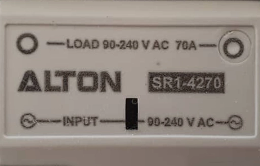 مشخصات رله SSR تک فاز AC برند آلتون