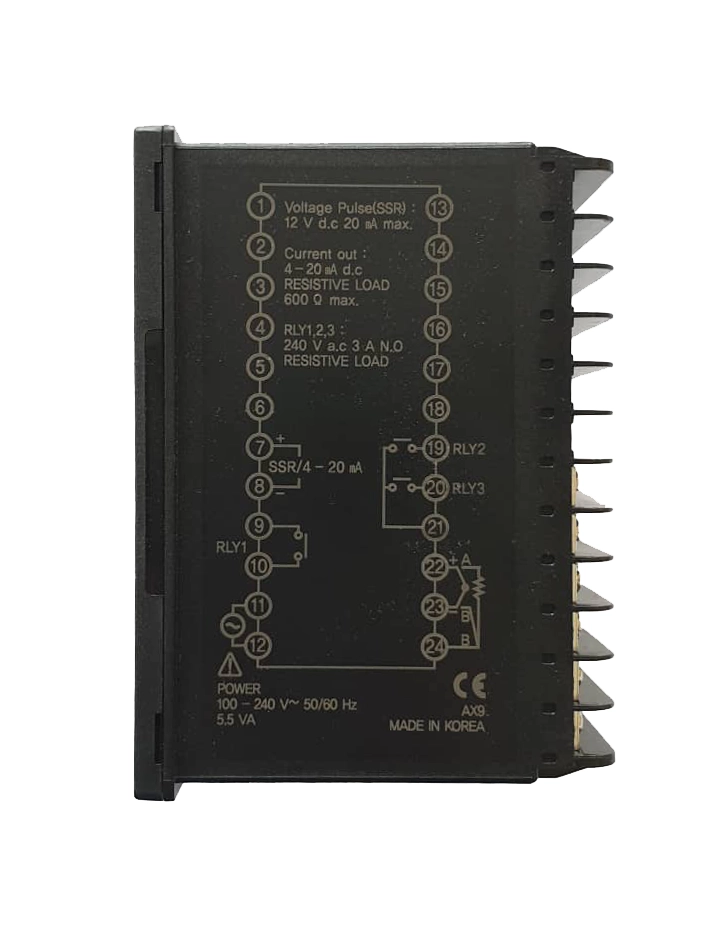 نقشه نصب تصویر شاخص ترموستات AX9 هانیانگ