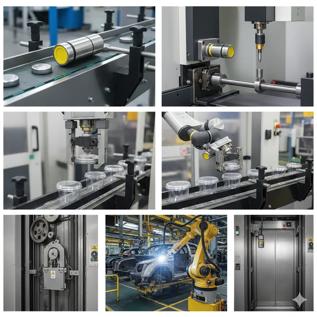 کاربرد های سنسور القایی 12 میلیمتری PRL12 آلتون