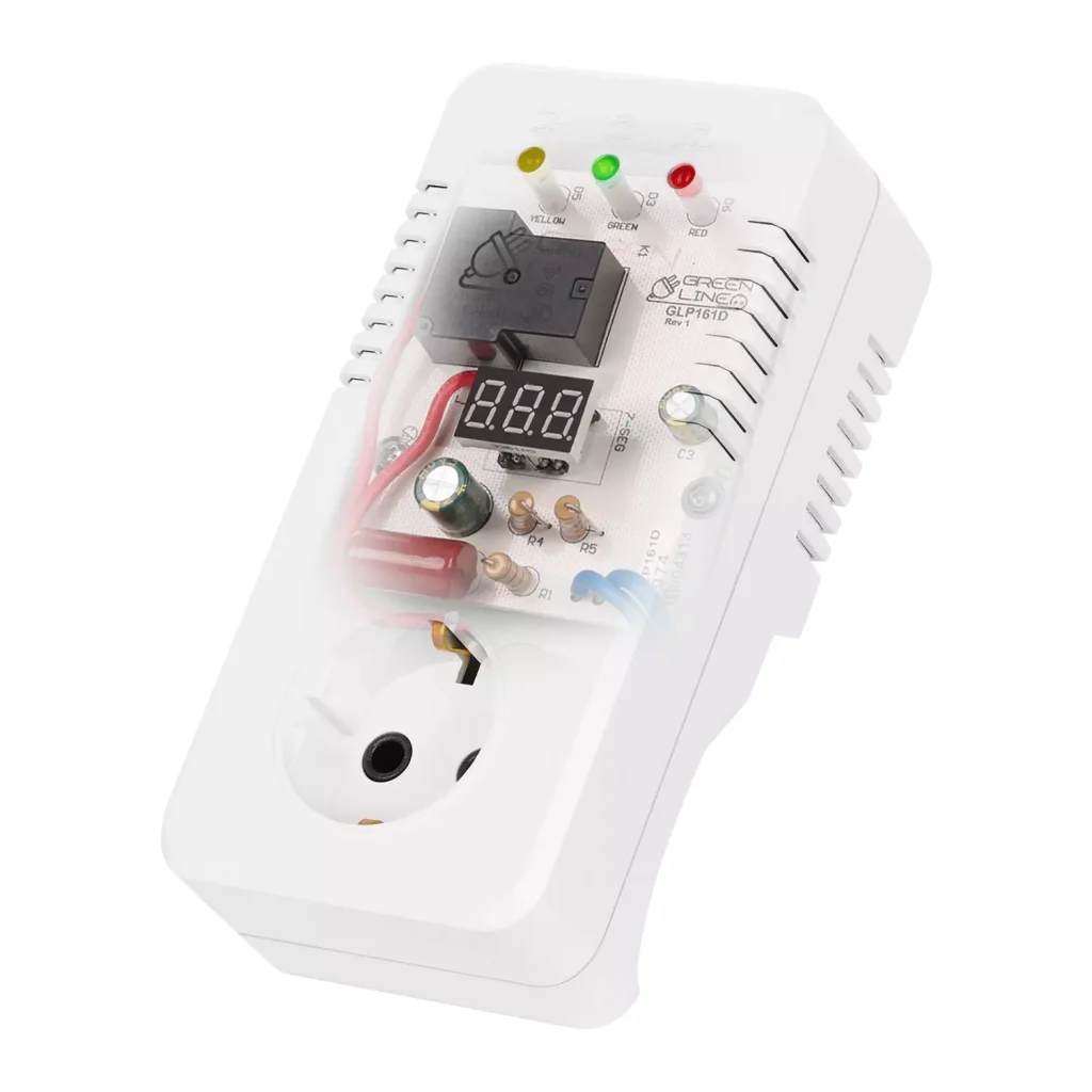 محافظ ولتاژ دیجیتال کولرگازی GLP161D برند GREEN و اجزا