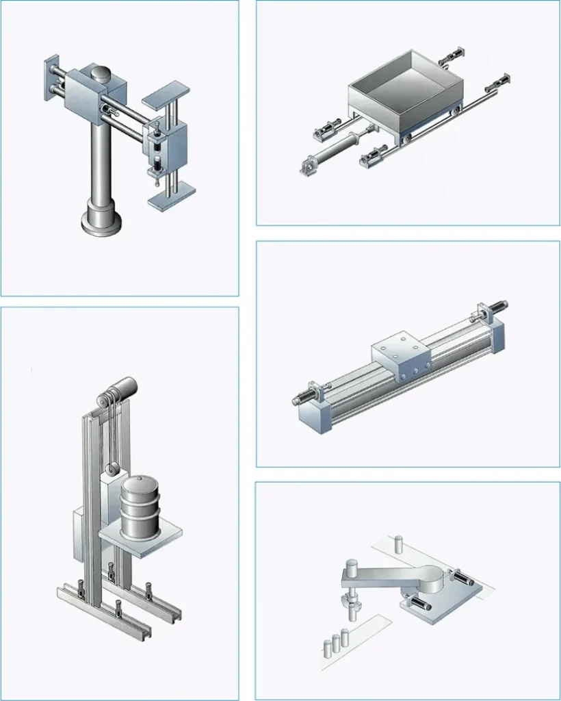 برخی از استفاده های ضربه گیر هیدرولیکی خودتنظیم AC برند CJAC_12