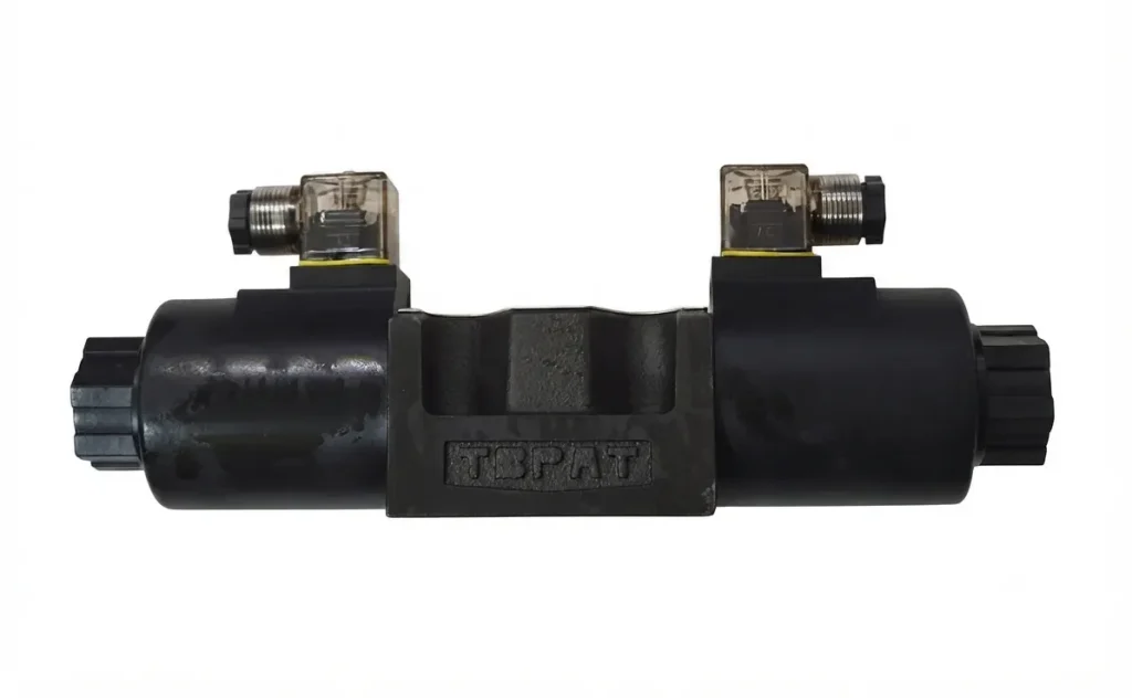 شیر هیدرولیک برقی کنترل جریان KOREA DSG-03 از نمای روبرو