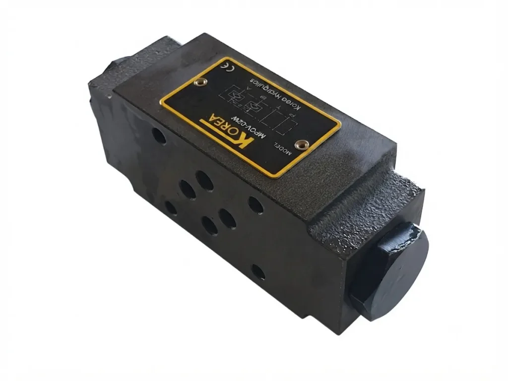 قفل ماژولار زیر شیری KOREA MPCV-02W از نمای سه رخ