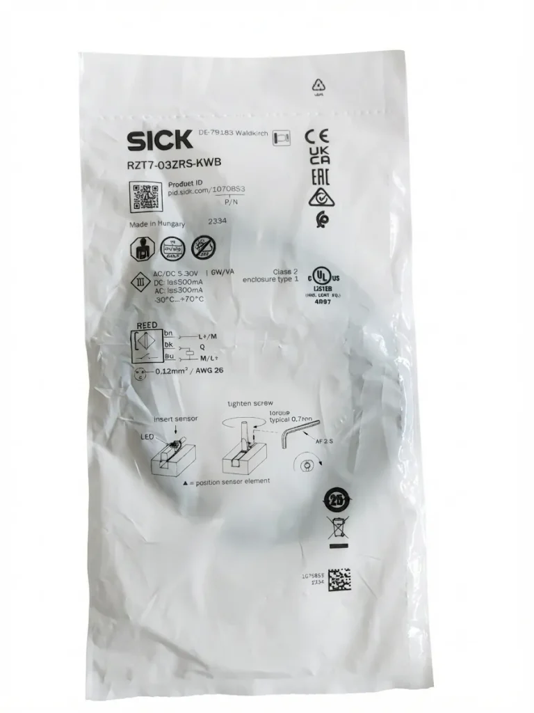 مشخصات سنسور جک مغناطیسی RZT7-03ZRS-KWB برند SICK