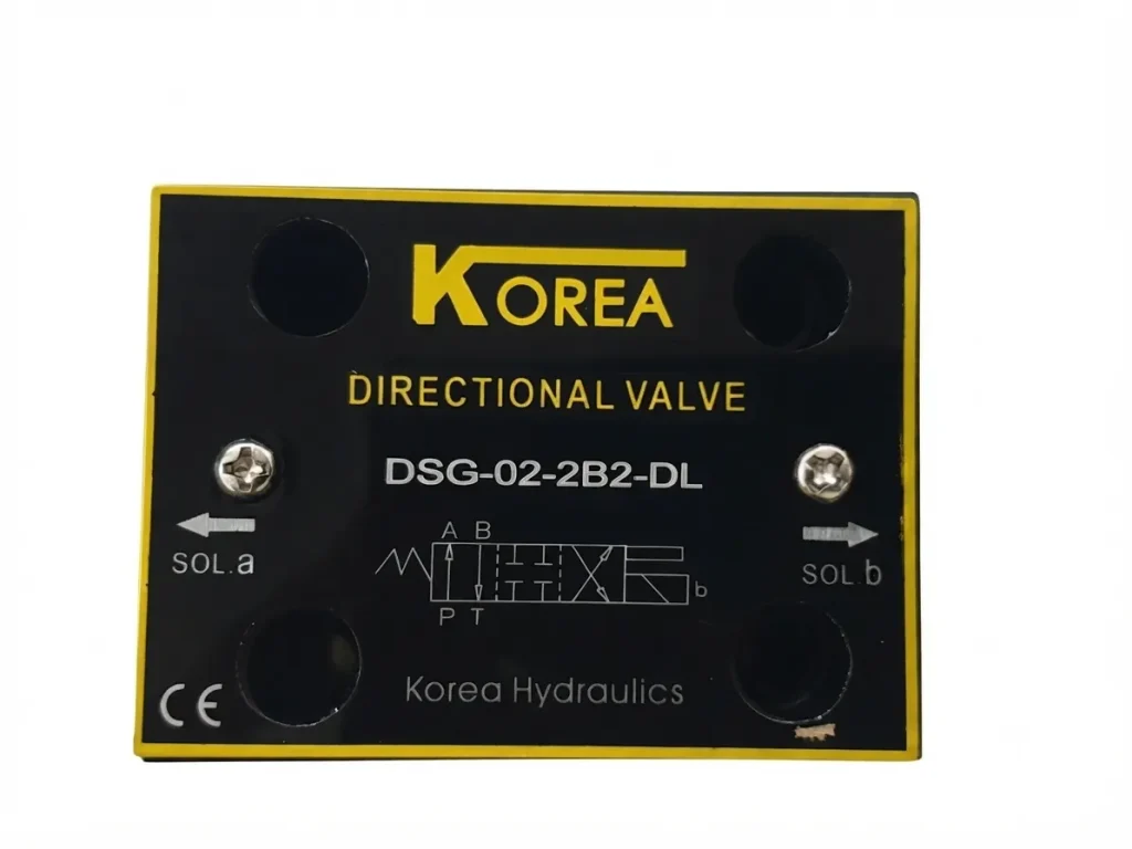 مشخصات فنی شیر هیدرولیک برقی کنترل جریان KOREA DSG-02