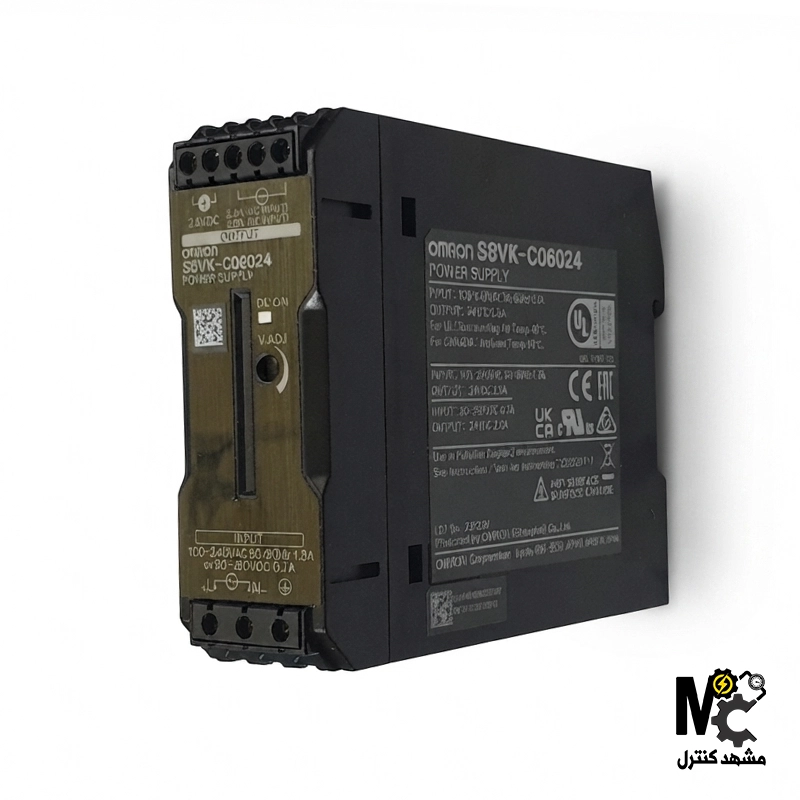 منبع تغذیه ریلی S8VK-C06024 برند OMRON