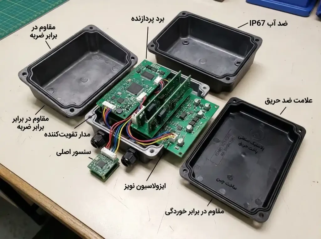 اجزای مختلف ترانسمیتر