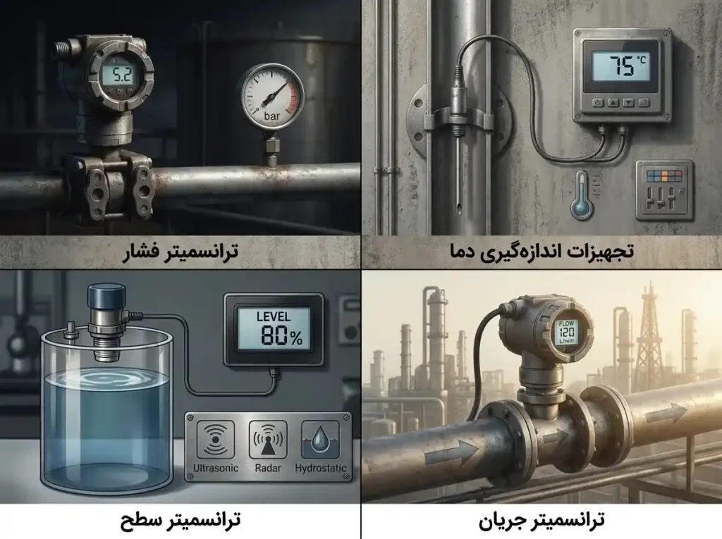 انواع مختلف ترانسمیتر