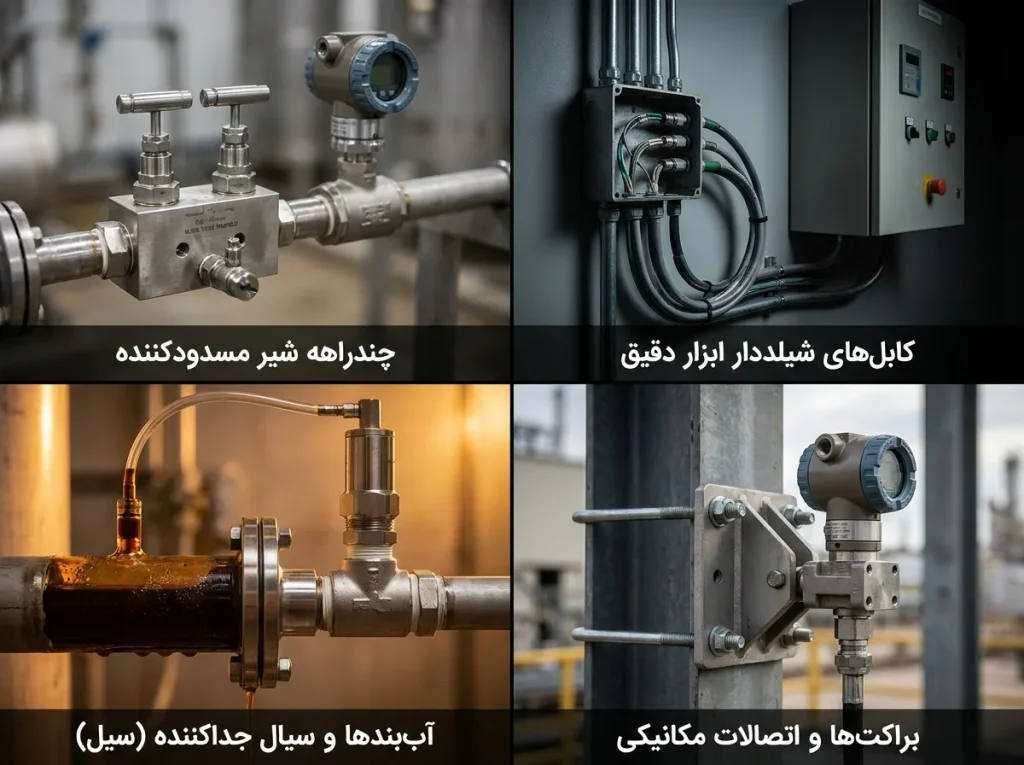 تجهیزات لازم برای نصب ترانسمیتر ها
