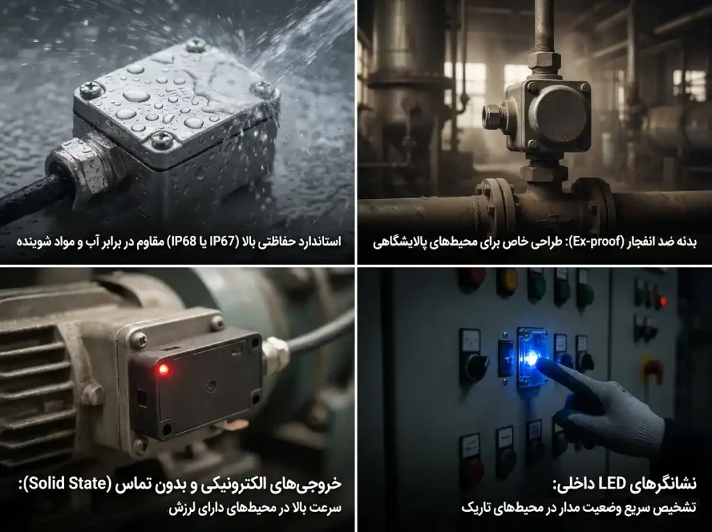 قابلیت های خاص که در بعضی میکروسوییچ های پیشرفته وجود دارد