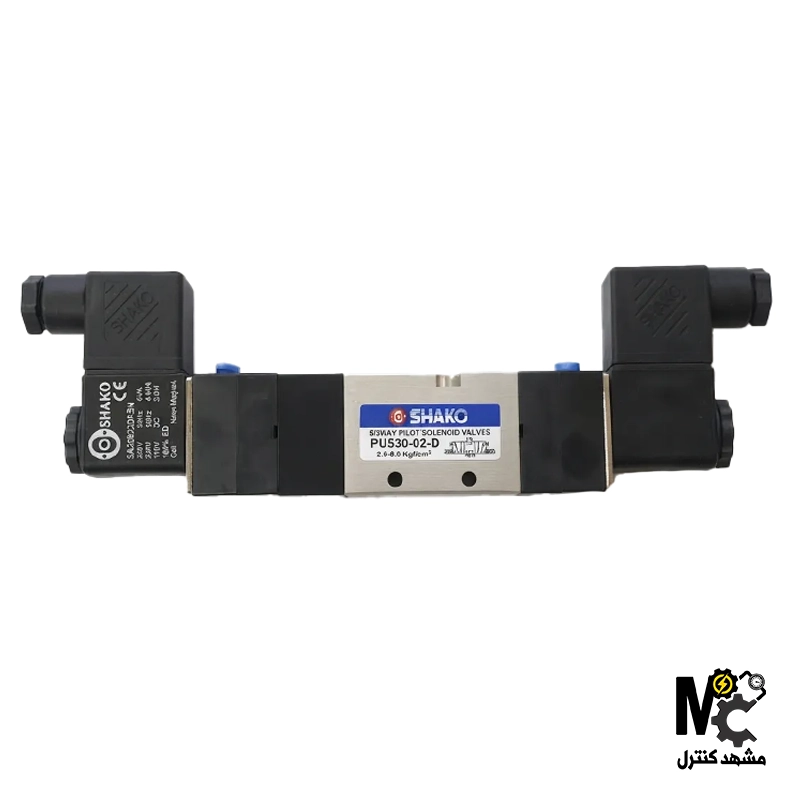 شیر برقی پنوماتیک 14-53 شاکو PU530-02S-D