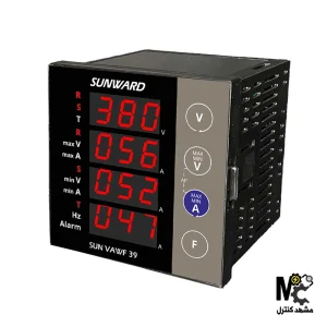نمایشگر ولتاژ و جریان سه فاز VAWF39 سانوارد